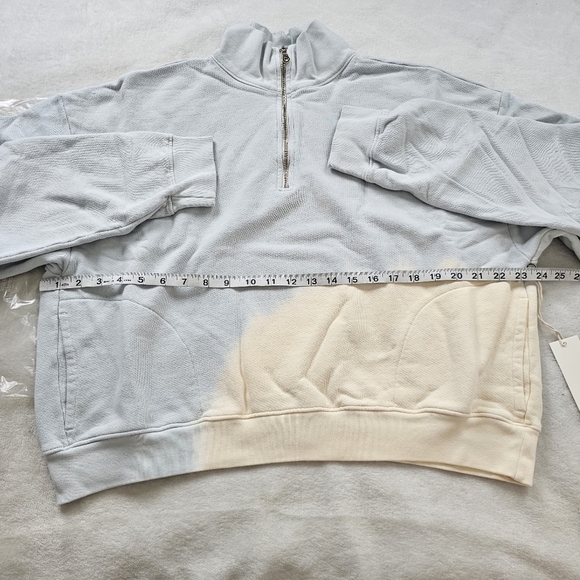 Lacausa Cosmo Zip Up Sweatshirt Two-Tone Cozy Vibes Size Large - Picture 8 of 12